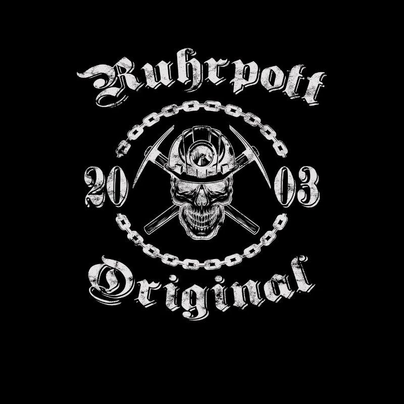 2003 Geburtstag Ruhrpott Original Schädel