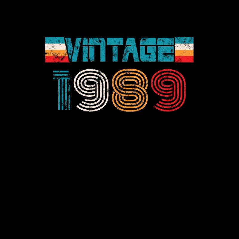 1989 Geburtstag Vintage
