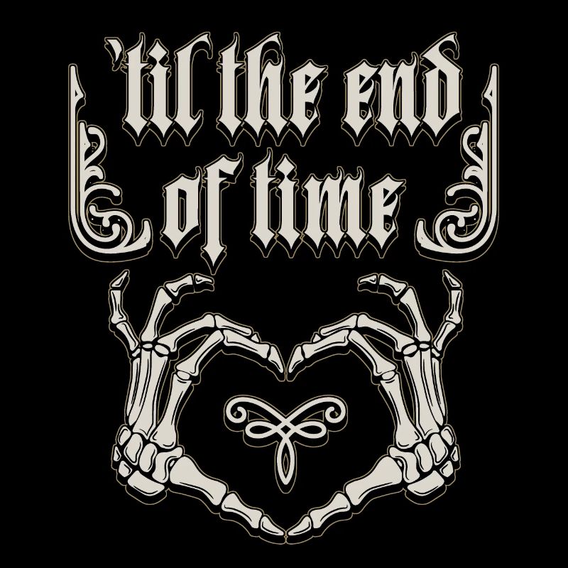 Gothic Love, Saying with Bone Hands, Skeleton