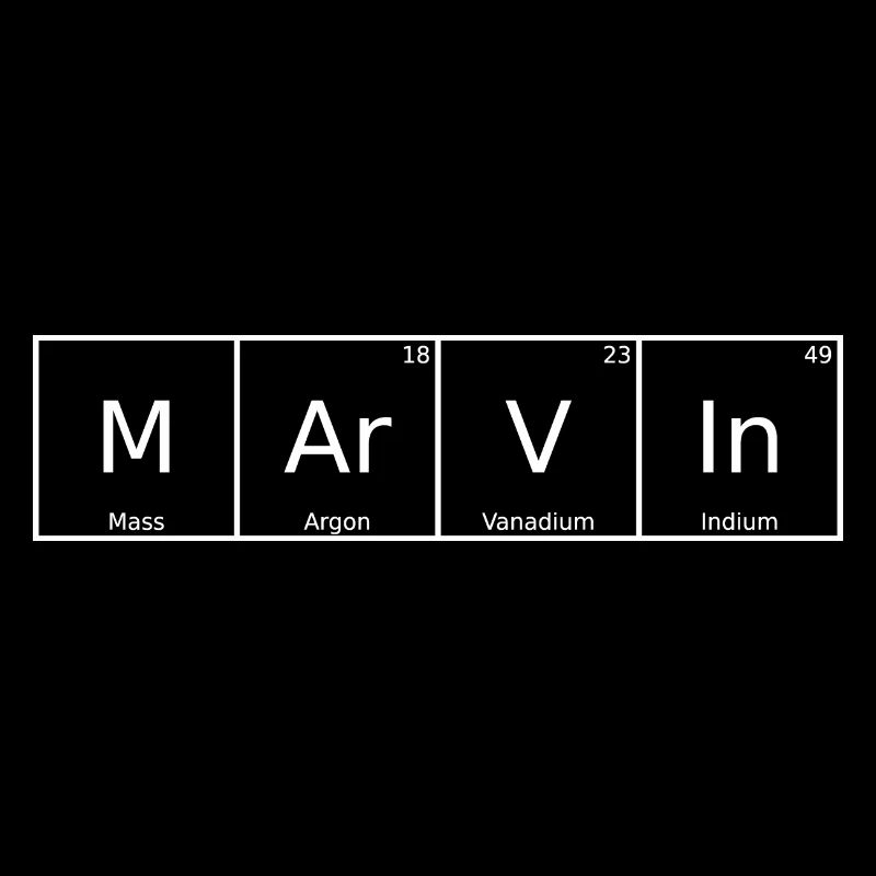 Marvin Nom Prénom Chimie Tableau périodique Éléments
