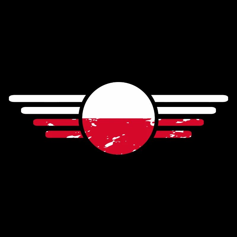 J’aime la Pologne, T-shirt design de style élégance