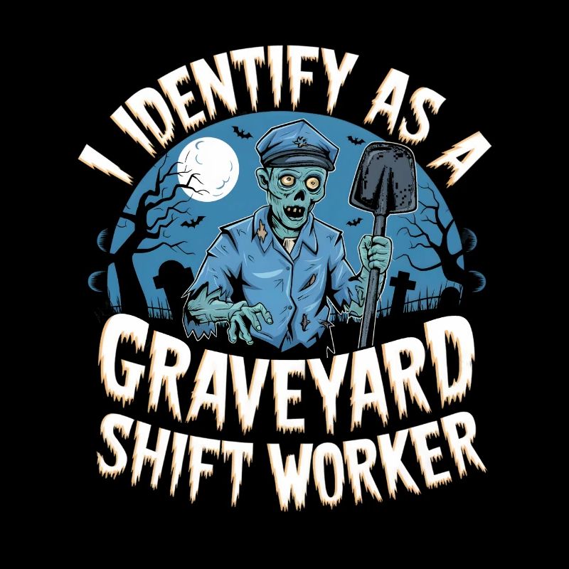 lustiges I Identify As A Graveyard Shift Worker