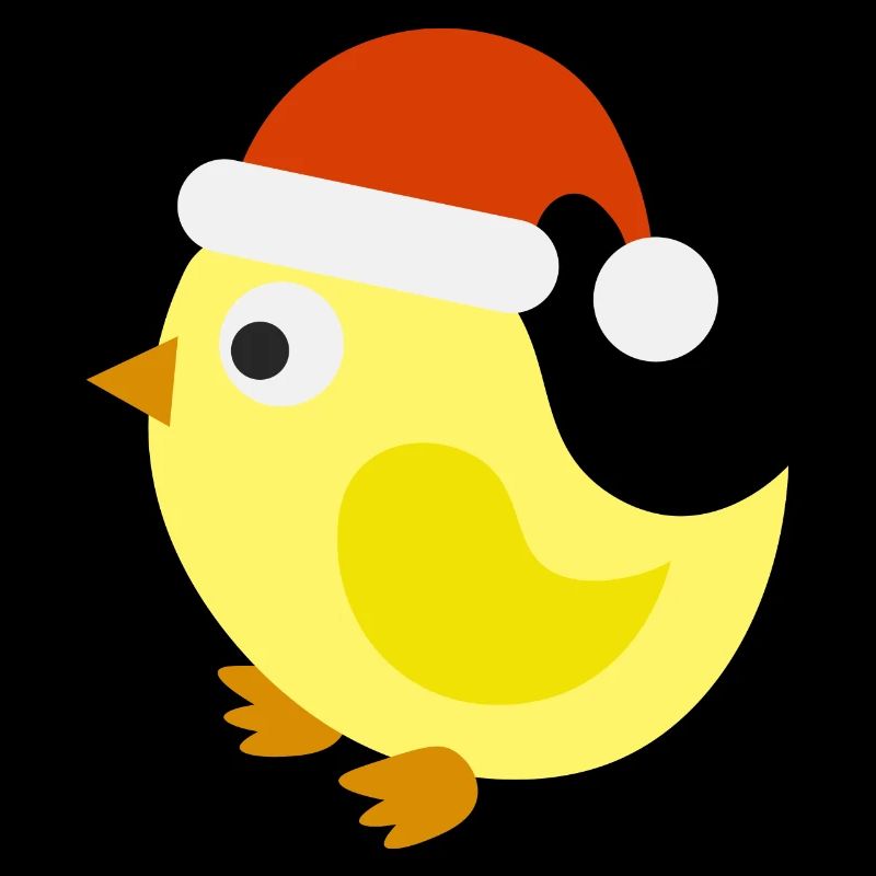 Festliches Weihnachtsküken