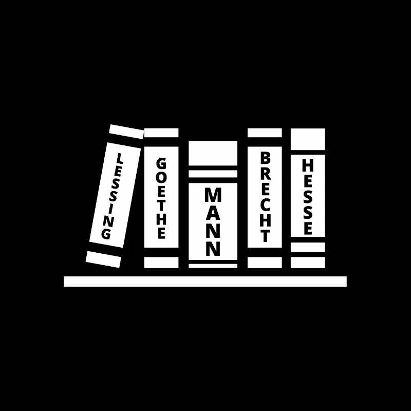 Lessing, Goethe, man, Brecht, Hesse
