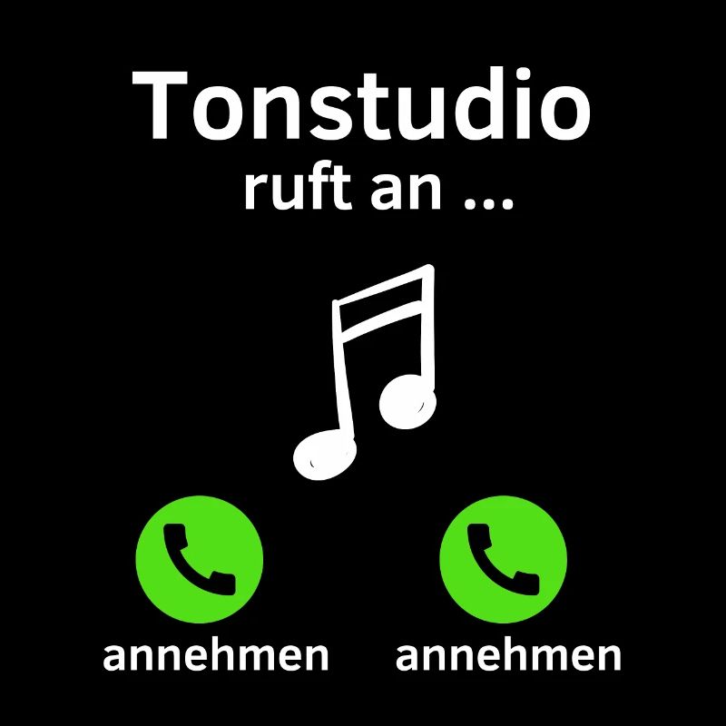 Tonstudio ruft an - annehmen oder annehmen?