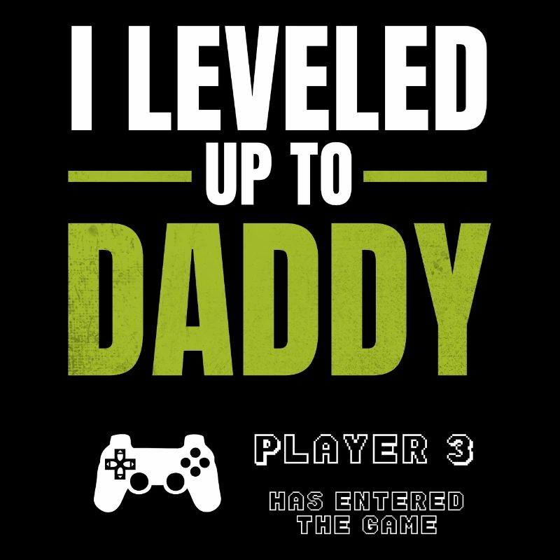 Level Up Daddy – Gamer Väter Design
