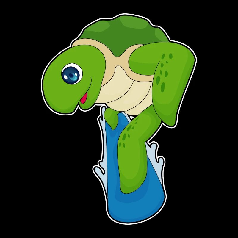 Turtle Snowboarder Snowboard