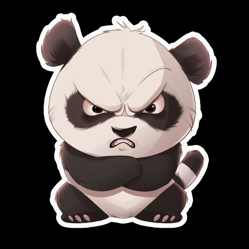 Mignon bébé panda panda cassé
