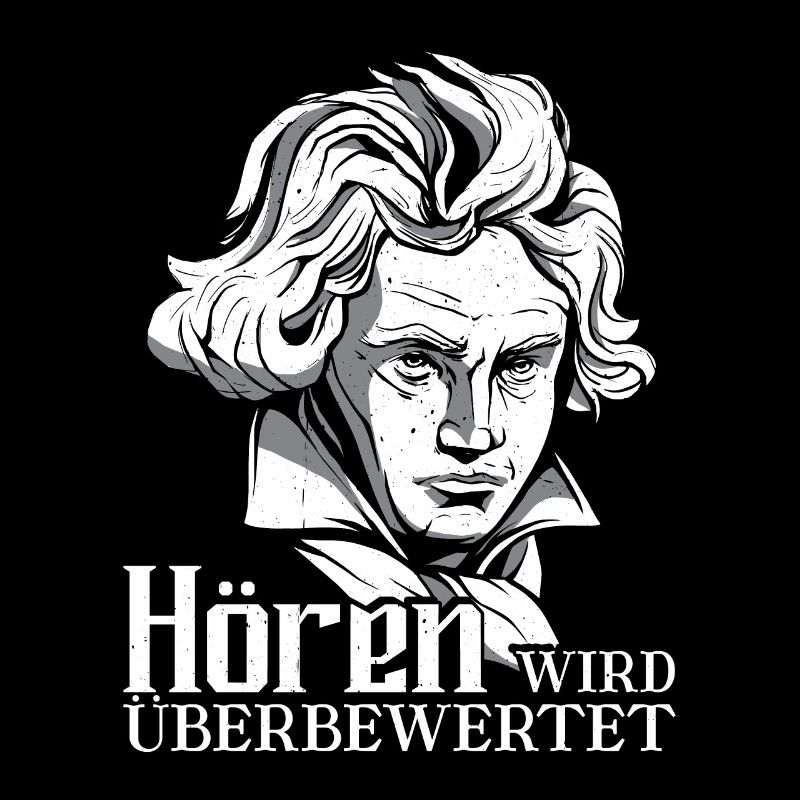 Komponist Beethoven taub Hören wird überbewertet