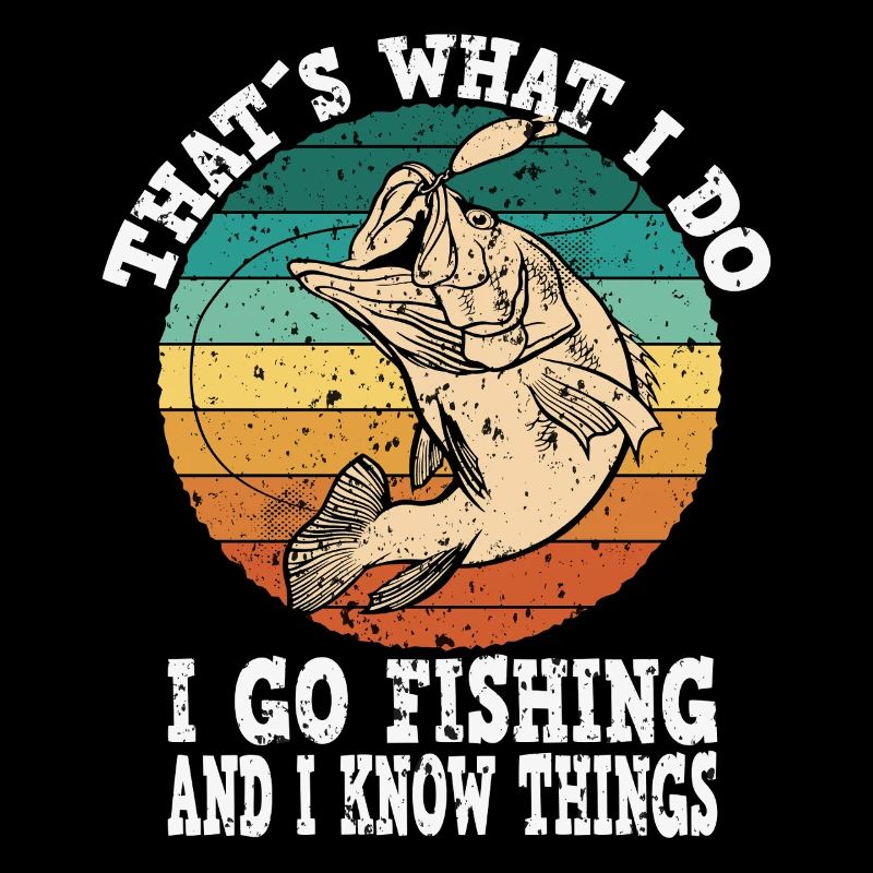 Retro Fish Meme Motif
