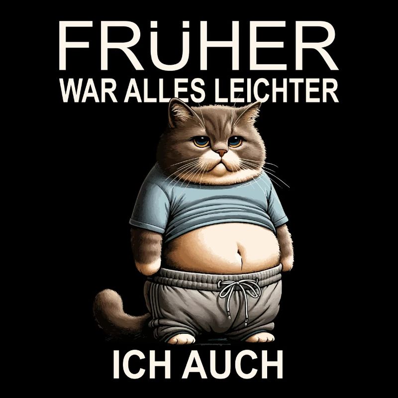Fat Cat In the past, everything was light cat humor