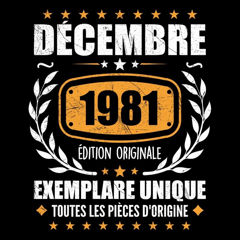 Décembre 1981 Anniversaire - Nées En Décembre 1981