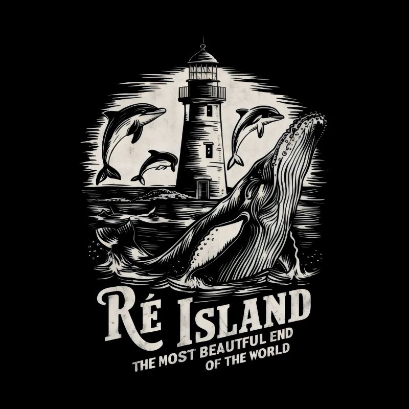 Ile de Ré Whale Lighthouse Cycling Salt Charente