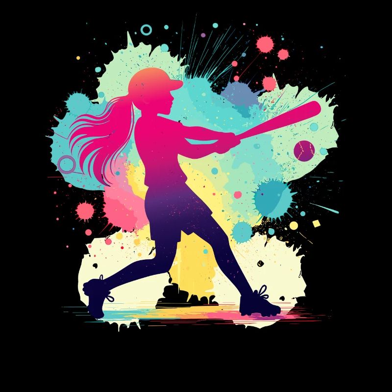 Joueuse de softball, softball, joueuse de softball