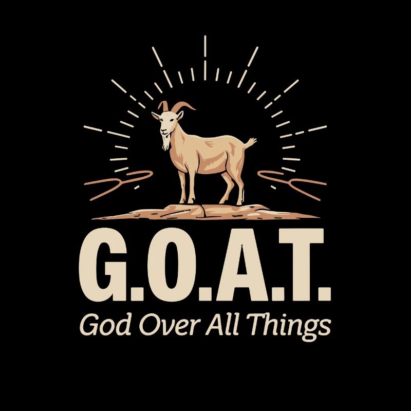 G.O.A.T. God Over All Things Christlicher Glaube