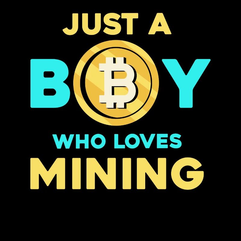 Krypto Mining Junge – Bitcoin Leidenschaft