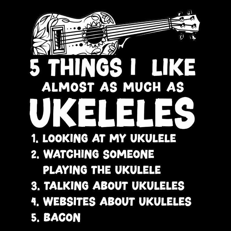 Ukulélé hawaïen ukélé 5 choses I