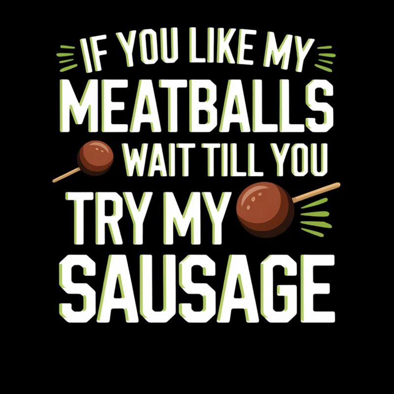 Fleischbällchen Witz: Versuch die Wurst