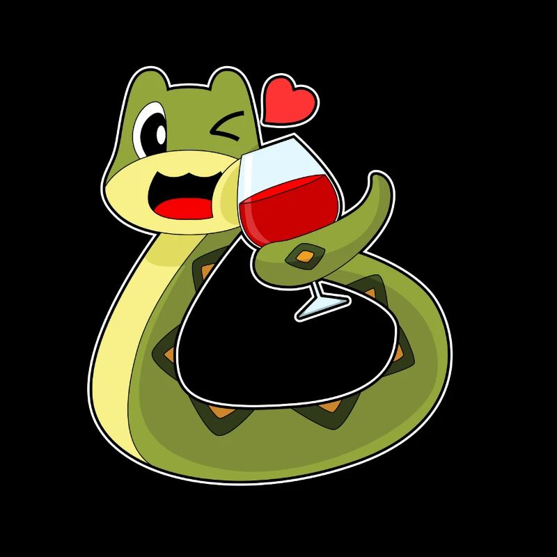 Snake Red Wine