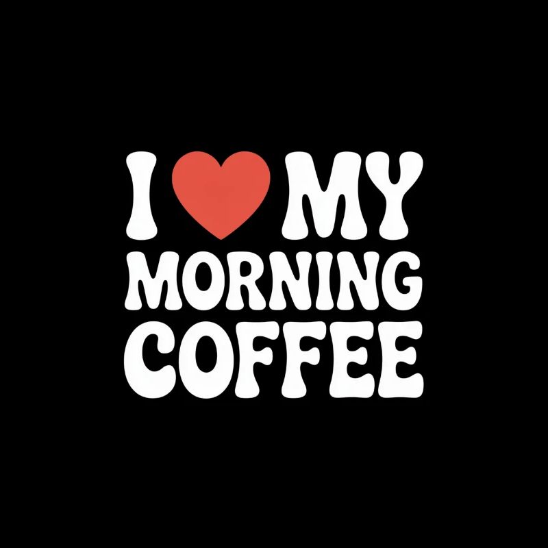 Ich liebe meinen Morgenkaffee