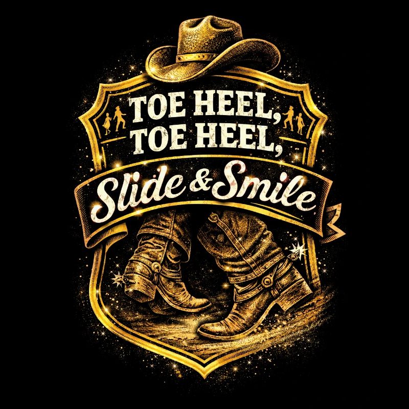 Line Dance Line Dancer Toe Heel