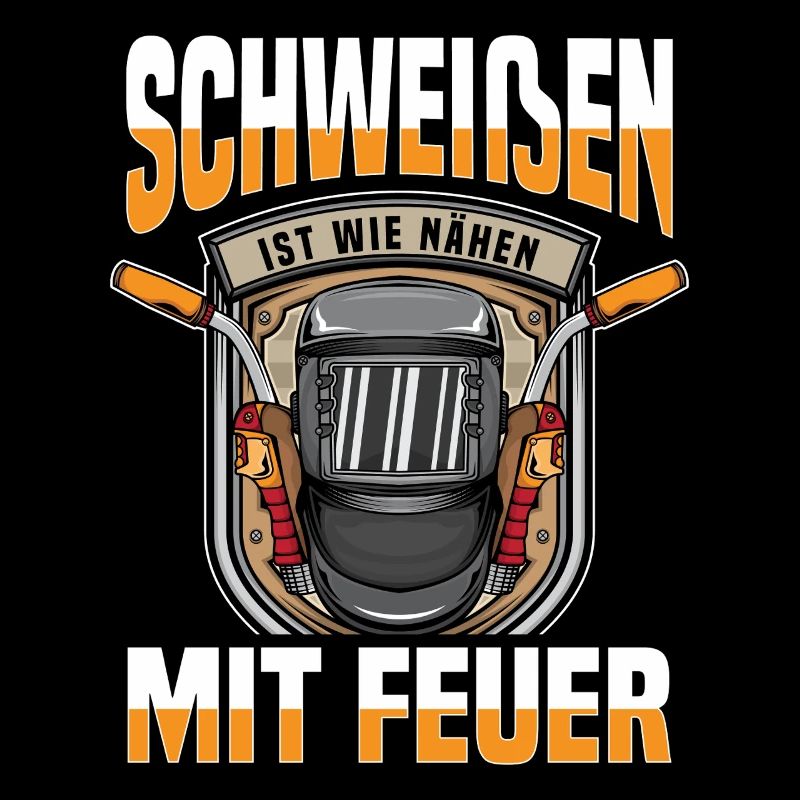 Schweißer Mit Feuer