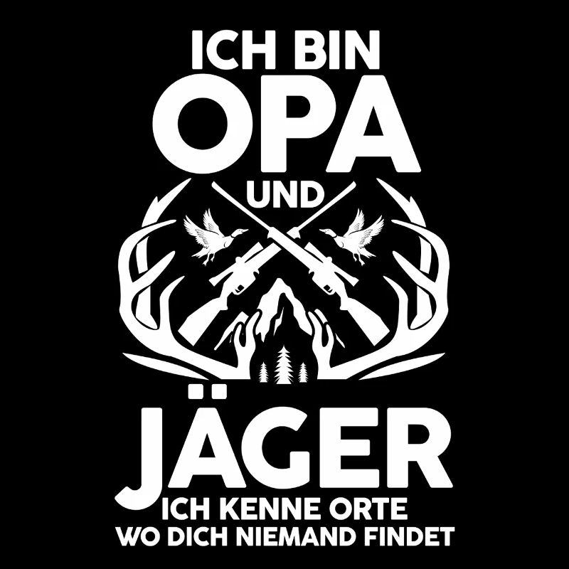 Opa Großvater Jagd Jagen Waidmann Jäger