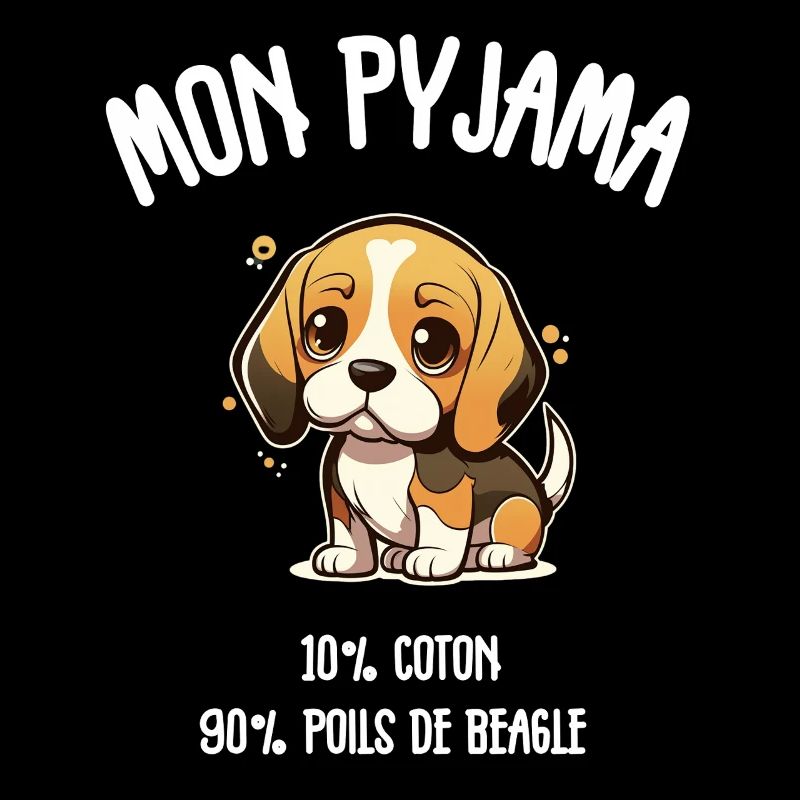 Pyjama Chien Beagle Humour