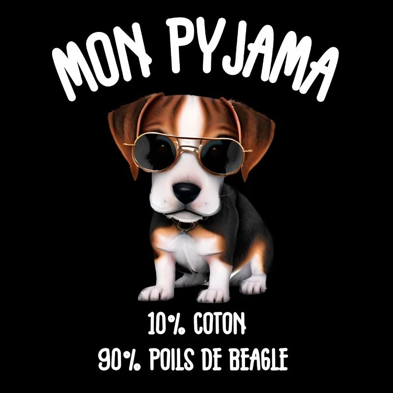 Pyjama Chien Beagle Humour
