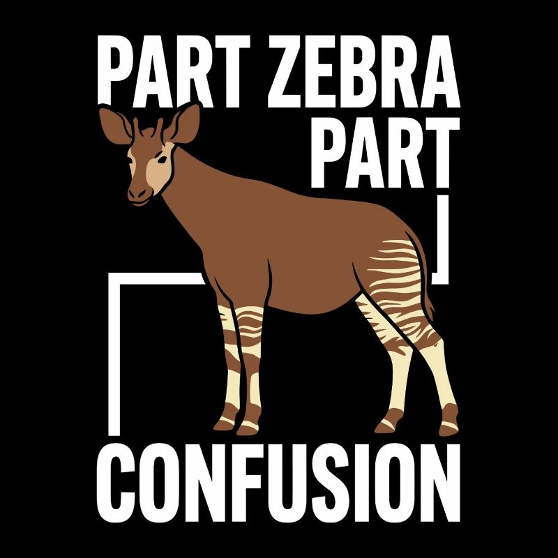 Okapi-liebhaber Okapi-tier Seltene Tierweltliebe