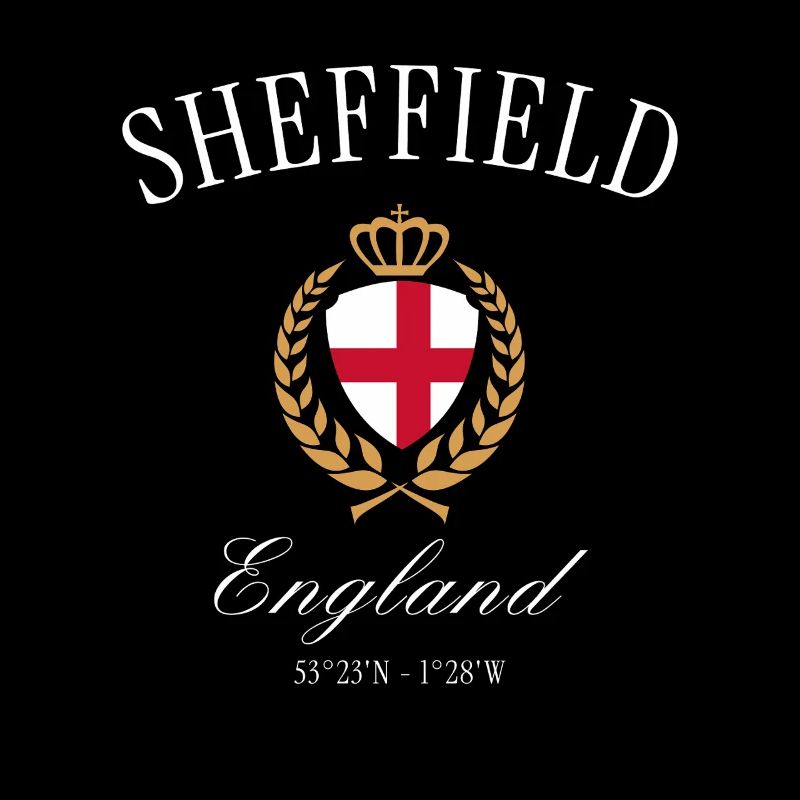 Sheffield England Wappen Krone – Reise Souvenir