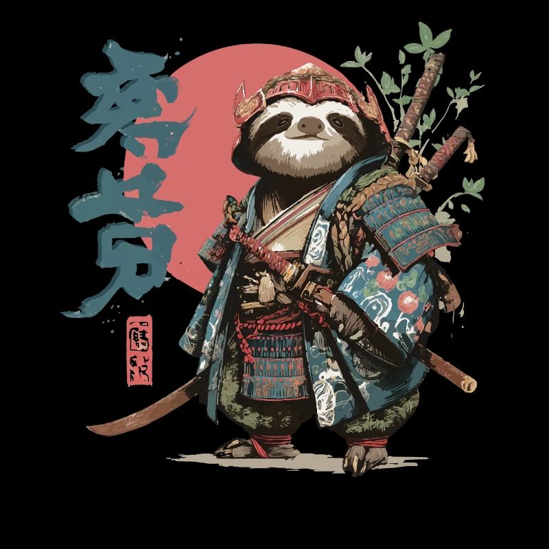 Samurai-Faultier-Krieger