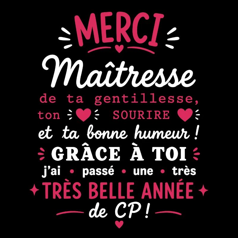 Merci Maîtresse CP