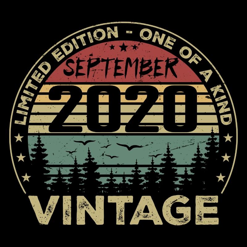 Septembre 2020 Vintage Cadeau D'anniversaire 2020