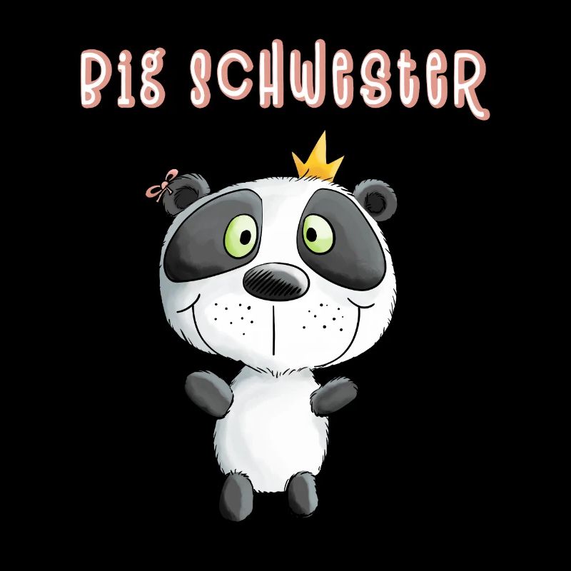 Big Schwester Panda Bär Prinzessin