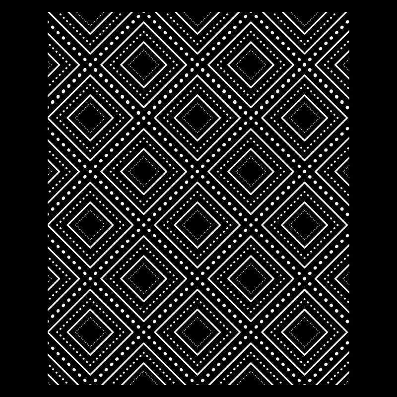 White check pattern - Kook Art