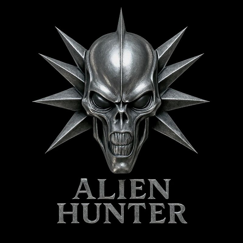 Alien Hunter Skull Emblem