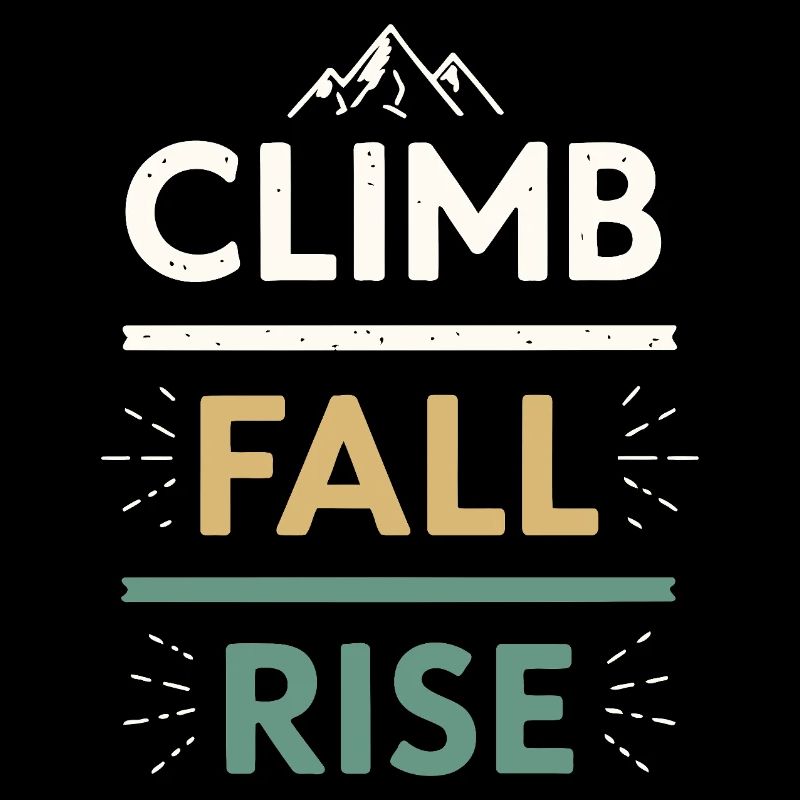 Climbs Falls Raises Mountain