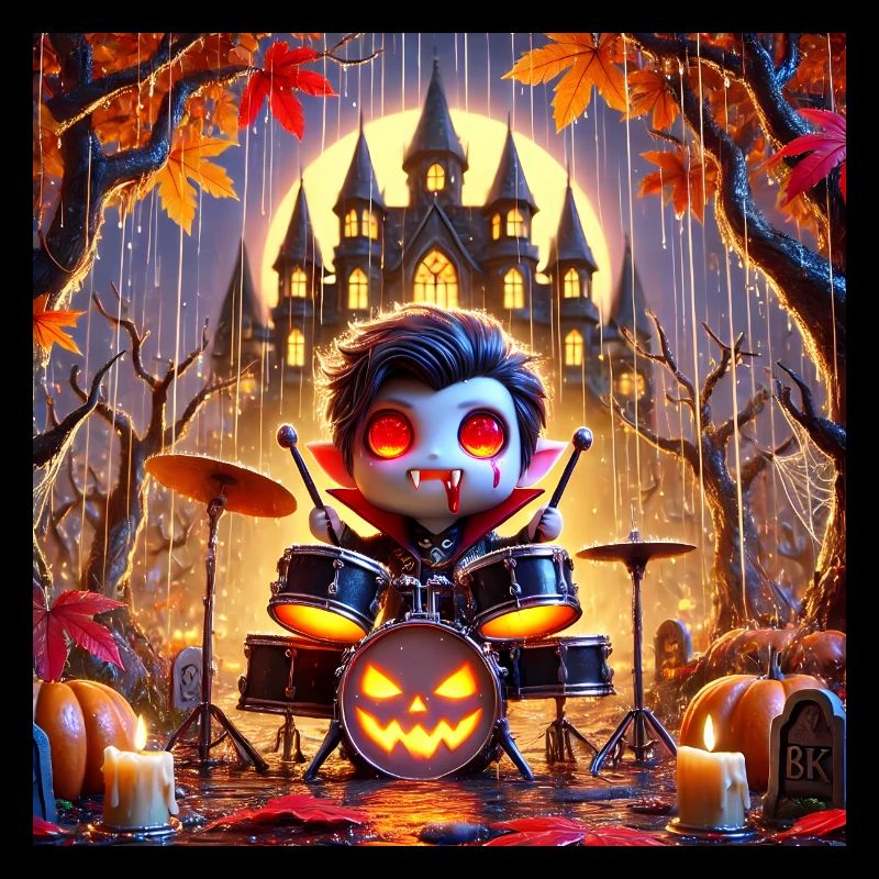 Vampire Batteur d'Halloween