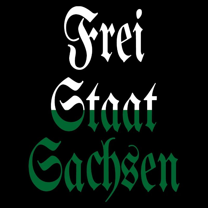 Land libre de Saxe blanc vert maison