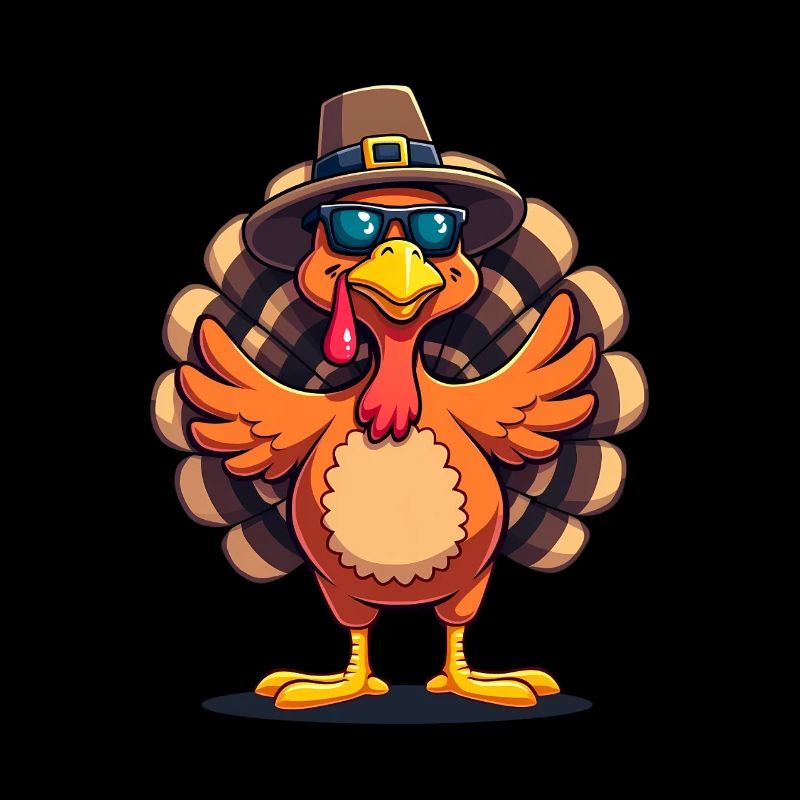 Thanksgiving Drôle Dinde de Thanksgiving