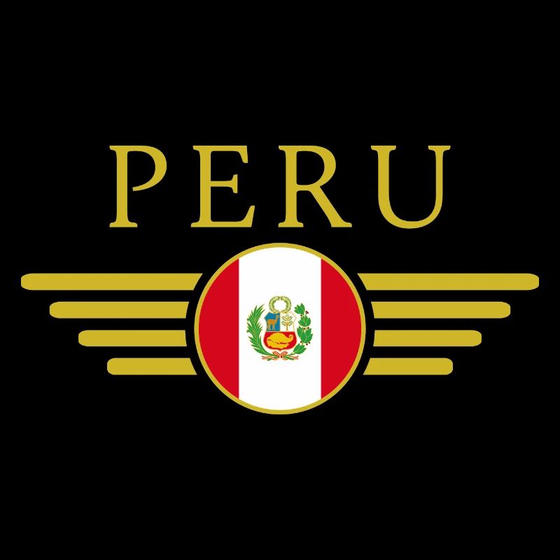 Ich liebe Peru, Stil Design T-Shirt, Kleidung