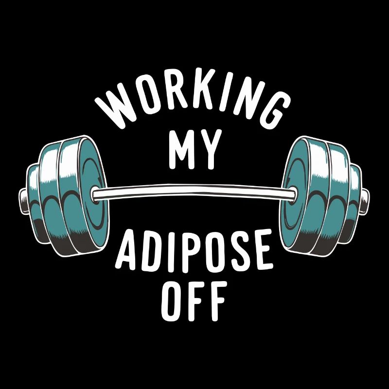 Barbell with Weights Motivational Saying