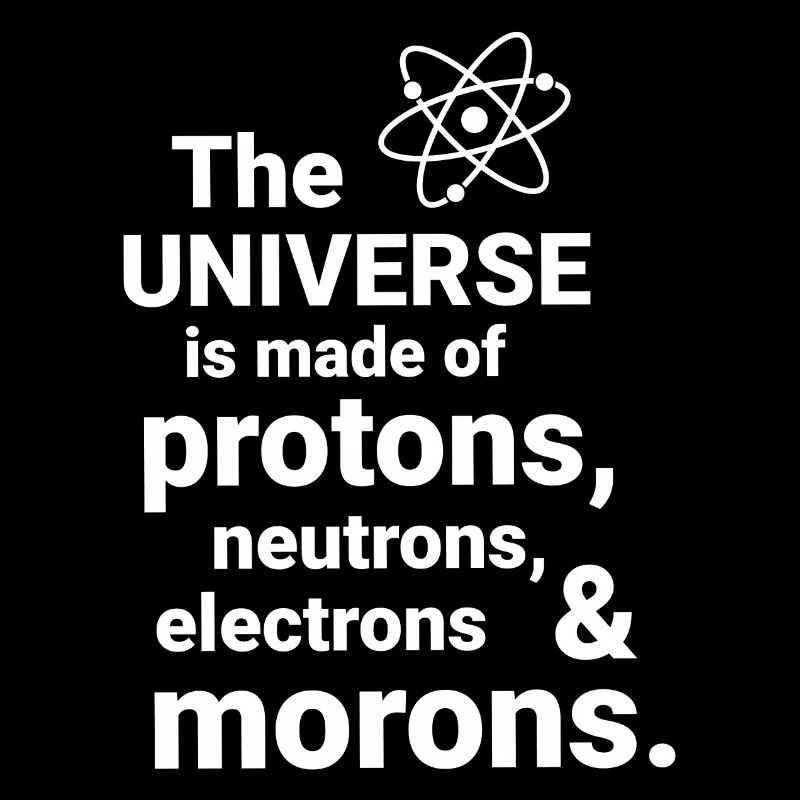 Das Universum besteht aus Protonen, Neutronnen