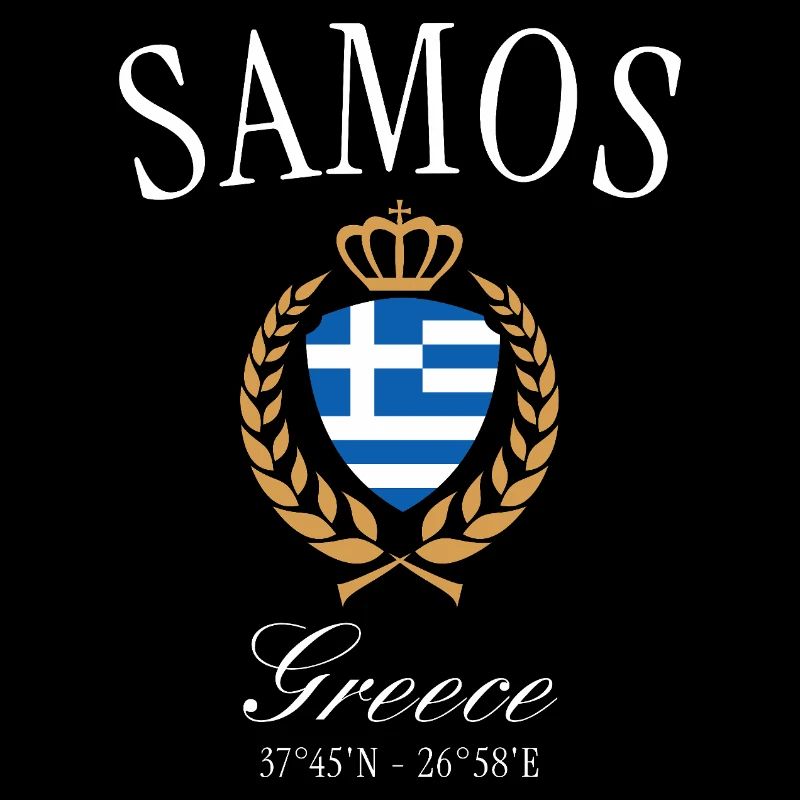 Samos Griechenland Wappen Krone – Reise Souvenir