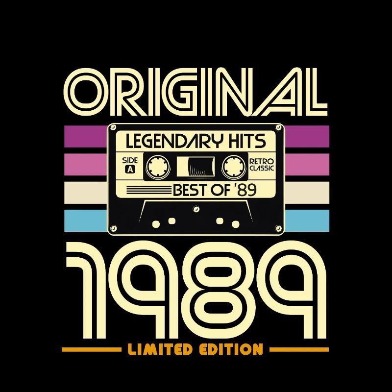 1989 Edition Limitée Cassette Retro
