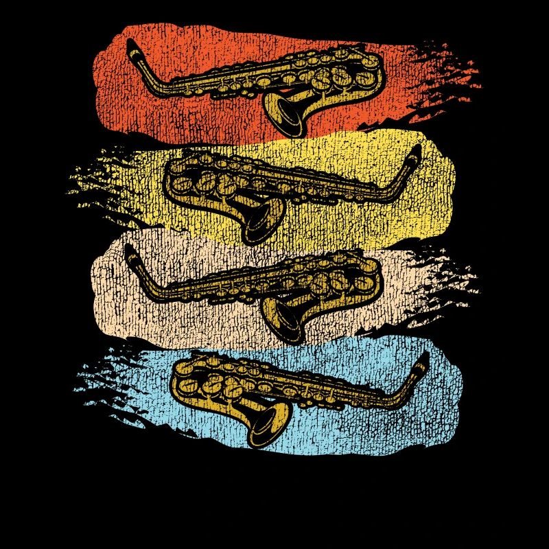 Saxophone Retro Vintage