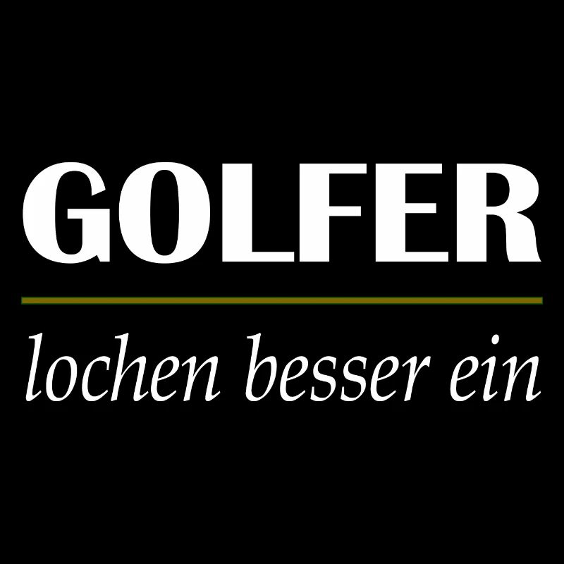 Golfer einlochen Golf