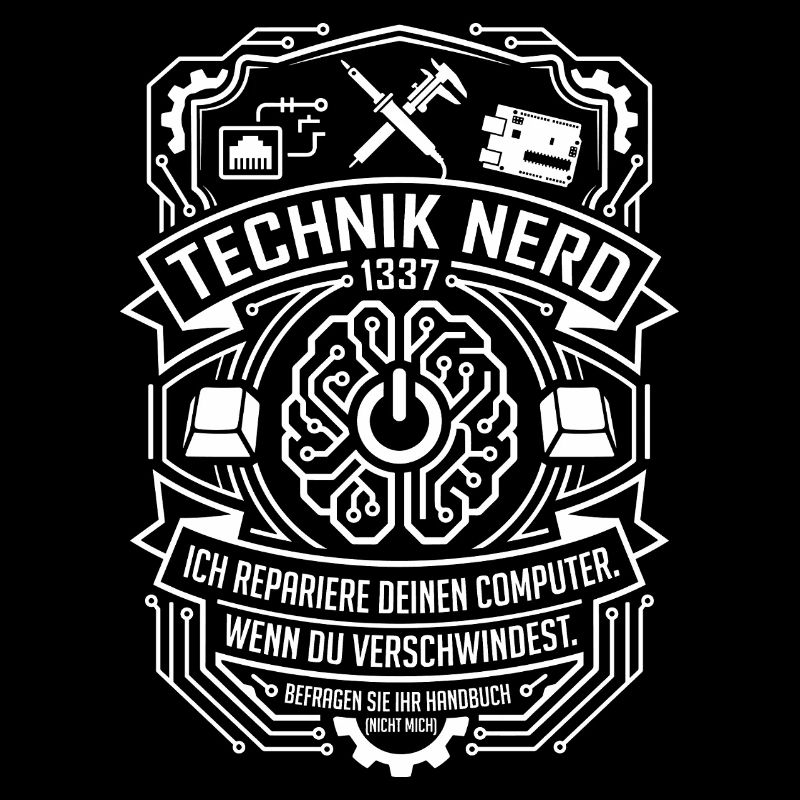 Technik Nerd Computer Reparatur Humor