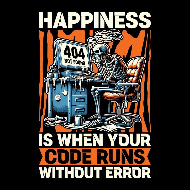 Coder Happiness Is When Your Code Runs Developer